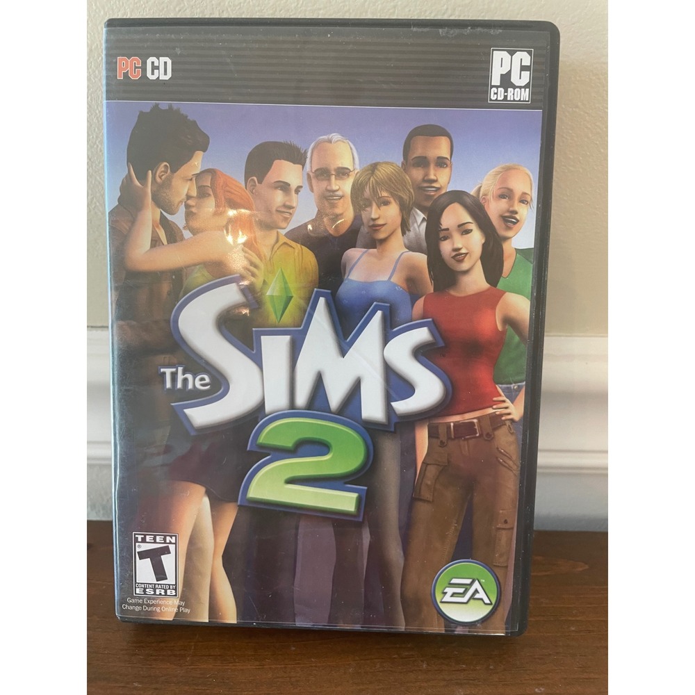 The Sims 2 PC CD-ROM Game EA Maxis Life Simulation Strategy 2004 Vintage